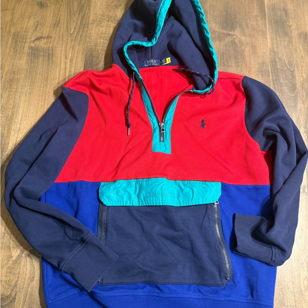 Ralph Lauren Vibrant Colorblock Sweatshirt